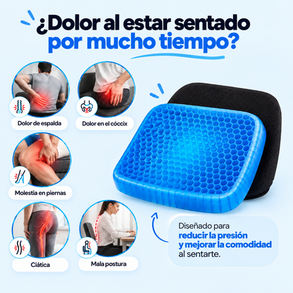 COJIN ASIENTO DE GEL ANTIDESLIZANTE