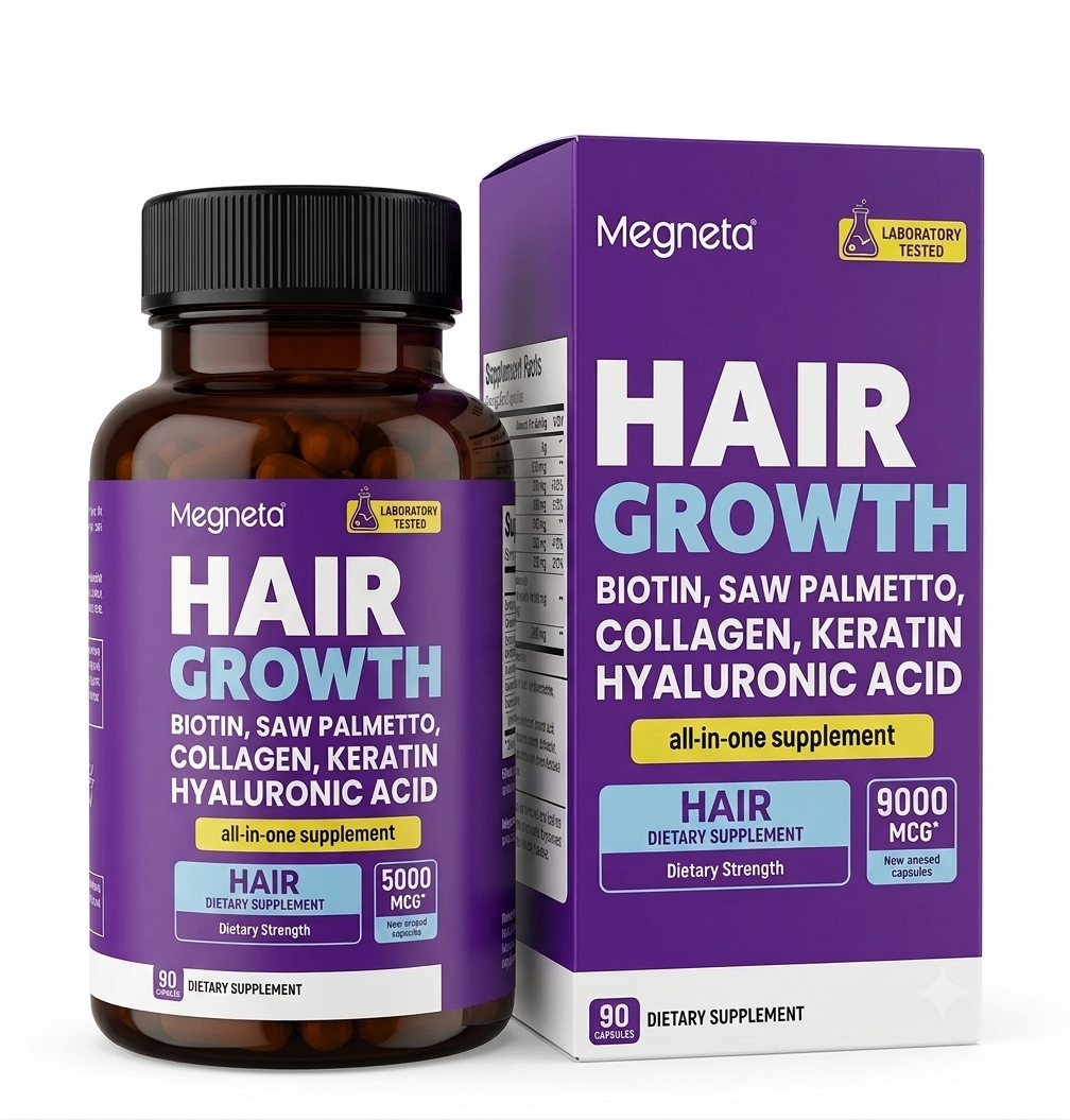 Hair Growth Megneta 90 cápsulas