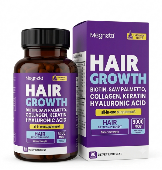 Hair Growth Megneta 90 cápsulas