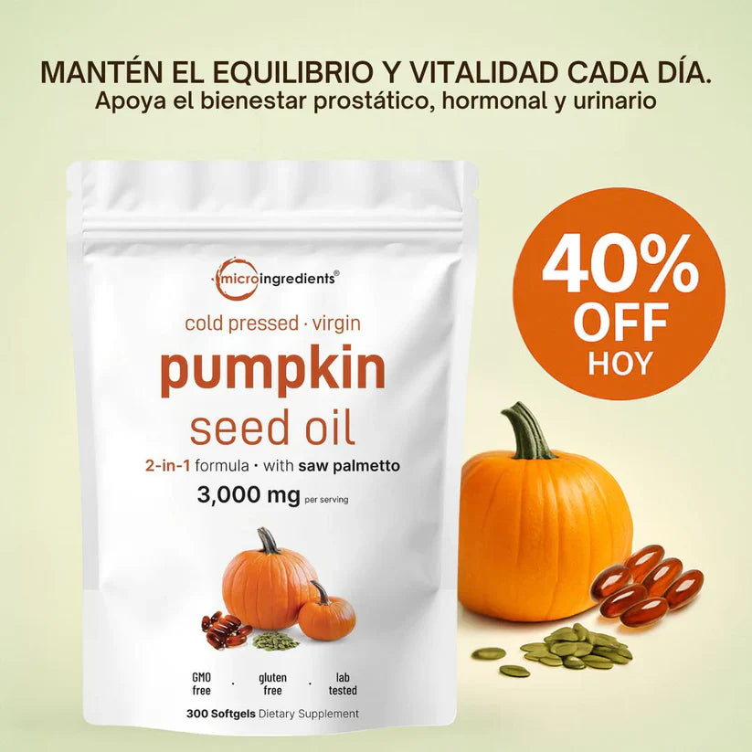 Aceite de Semilla de Calabaza 180 Softge