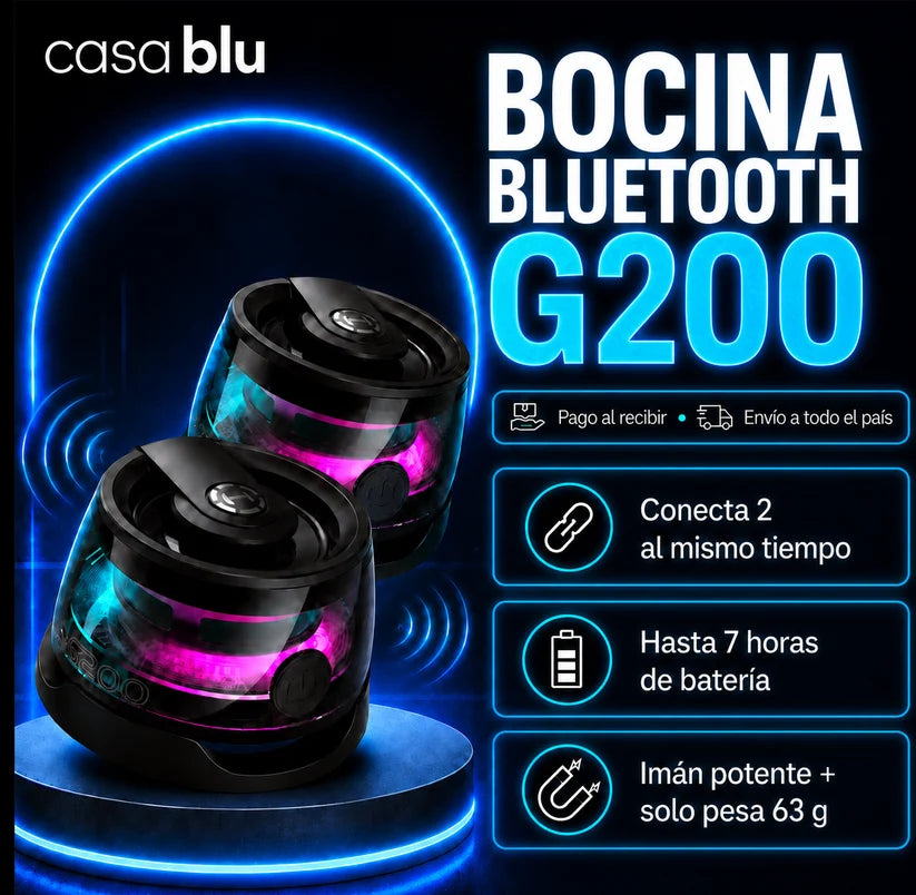 Bocina Magnetica Altavoz Bluetooth 699MXN