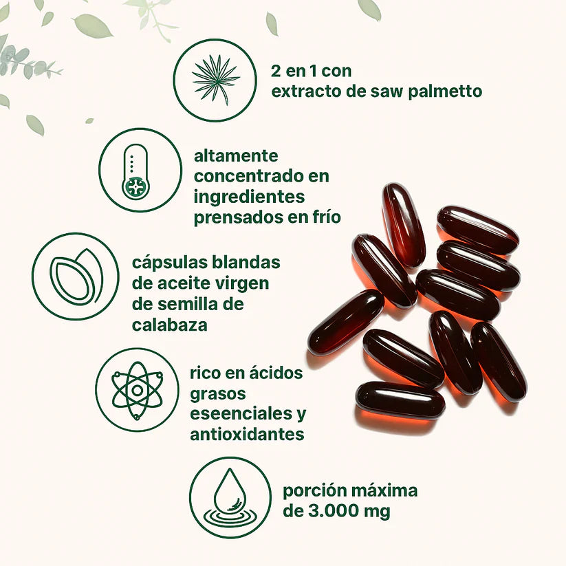 Aceite de Semilla de Calabaza 180 Softge