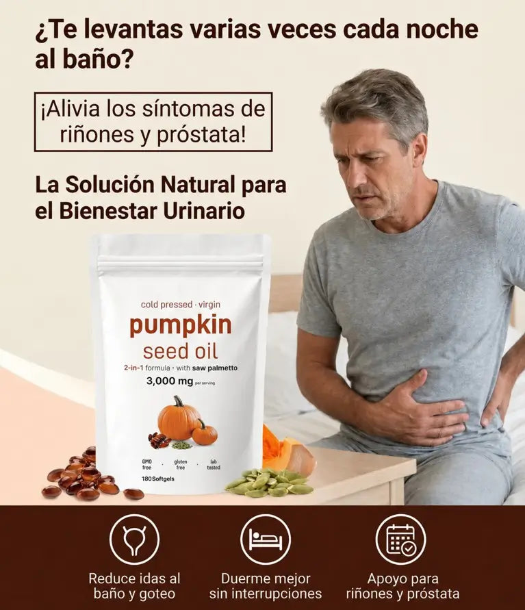 Aceite de Semilla de Calabaza 180 Softge
